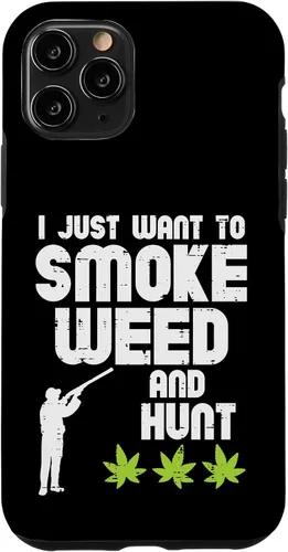Vista 27 de iPhone 16 Smoke Weed Hunt Funny Hunting Cannabis 420 Hunter Hombres Mujeres Caso