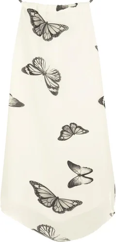 Vista 2 de WearAll Chaleco de gasa con estampado de mariposa sin mangas con dobladillo de inmersión para mujer, 10-24