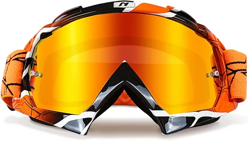 Vista 10 de Gafas de motocross para adultos, motocross, motocross, 4 ruedas, MX ATV todoterreno, lentes antiniebla para hombres y mujeres