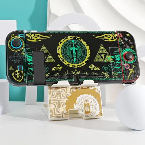 Vista 7 de Zelda Tears of The Kingdom - Soporte de interruptor compacto, portátil, plegable, de repuesto, multiángulo, para Nintendo SwitchSwitch LiteSwitch