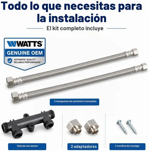 Vista 2 de Watts (596816) kit de válvula con sensor con sistema de recirculación de agua caliente instantánea