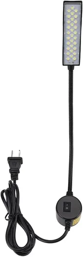 Vista 5 de Wal luz LED frontal, brazo flexible magnético multifuncional luz de trabajo, LED de luz diurna, luces de manualidades (enchufe de EE. UU. 110V)