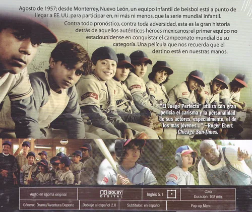 Vista 2 de El Juego Perfecto The Perfect Game Audio English Spanish with Spanish Subtitles