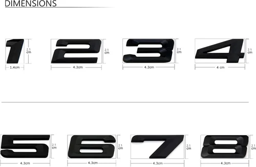 Vista 2 de 323Ci - Emblema para tapa trasera de coche, color negro mate, letra de números para BMW Serie 3 E46 Coupé