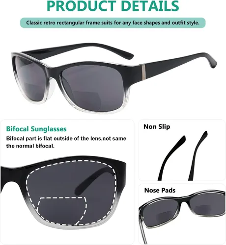 Vista 4 de Lentes solares de Eyekepper bifocales con patillas largas