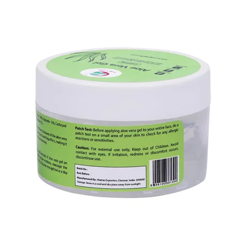 Vista 3 de Gel de aloe vera de 12 onzas, gel de aloe puro y natural calmante para la cara, la piel, el cuero cabelludo y el cabello – Hidratante diario