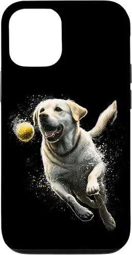 Vista 28 de Yellow Labrador Retriever Chasing a Ball Labrador Retriever Case for iPhone 17