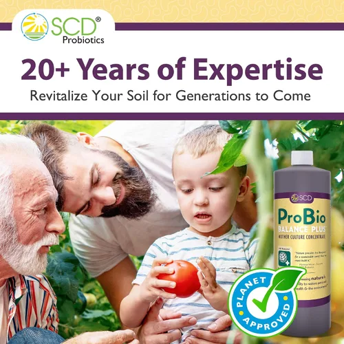 Vista 6 de SCD Probiotics ProBio Balance Plus - Haz 20 veces más acondicionador de suelo - Super concentrado de microorganismos beneficiosos eficaces +