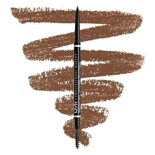 Vista 15 de NYX PROFESSIONAL MAKEUP Lápiz micro para cejas, lápiz preciso para cejas, color gris pardo