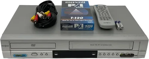 Vista 7 de Insignia IS-DVD040924 reproductor de DVD/VCR Combo DVD Video Cassette Recorder 4 Head Hi Fi Stereo
