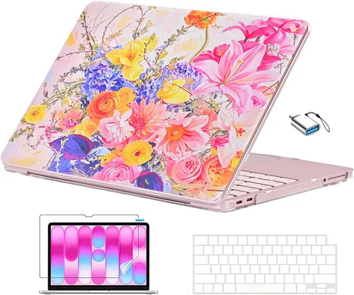 Vista 11 de EooCoo Funda para MacBook Neo de 13 pulgadas 2026, 100% color coincidente Blush brillante