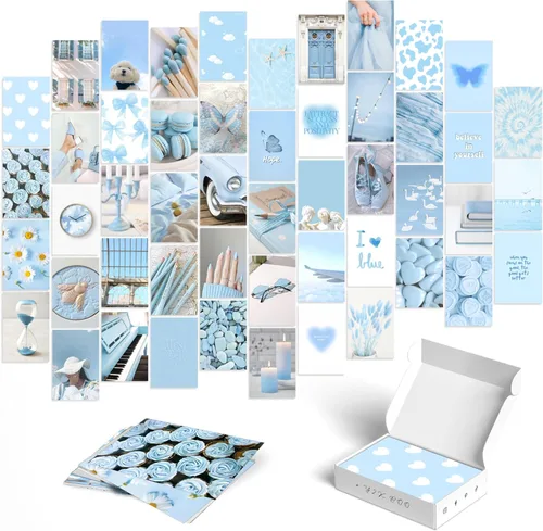 Vista 31 de Y2K BOO Kit de Collage de Pared Dark Academia - 50 Fotos Clásicas y Misteriosas de 4"x6" para Decoración de Dormitorio, Regalo para Chicas