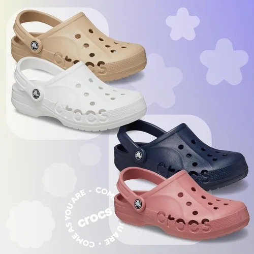 Vista 7 de Crocs Zuecos unisex para adultos Via, zapatos de enfiler para hombres y mujeres