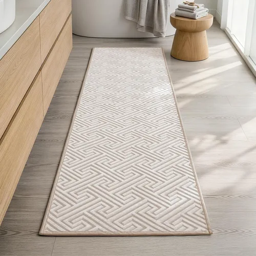 Vista 29 de YIHOUSE Alfombras de baño beige de 17 x 24 pulgadas, de secado rápido, antideslizantes, absorbentes, lavables a máquina, fina alfombra de baño