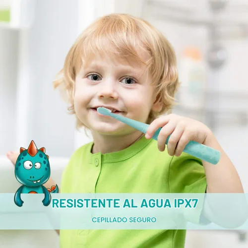 Vista 6 de Vekkia - Cepillos de dientes eléctricos para niños Azul