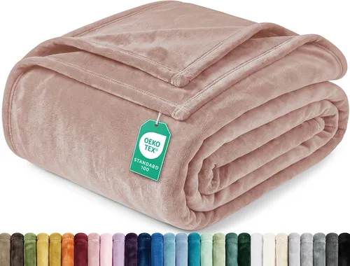 Vista 17 de Utopia Bedding Manta de forro polar negro, tamaño individual, ligera, mullida, suave, antiestática de microfibra (60 x 80 pulgadas)