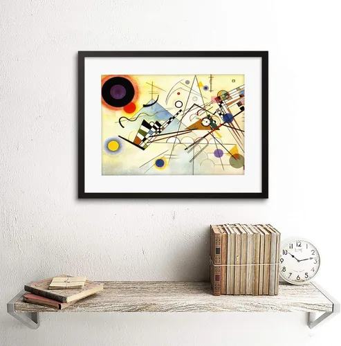 Vista 2 de KANDINSKY COMPOSICIÓN VIII ESTAMPADO ARTE MARCO F12X8532