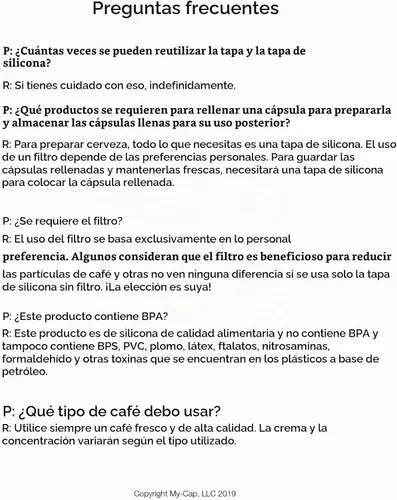 Vista 2 de My-Cap Cápsulas de silicona – Compatible con cápsulas Nespresso Vertuo – Tapón de cápsulas de café reutilizables, de grado alimenticio y sin BPA