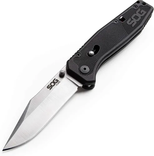 Vista 2 de SOG Flare - Navaja plegable y de bolsillo + navaja táctica plegable Kershaw Appa