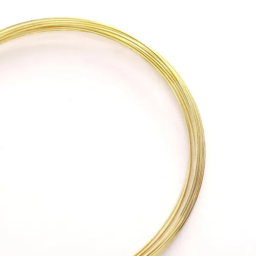 Vista 11 de Beadia - Alambre bañado en oro de 14 quilates de 0.4 mm, 10 metros de cordón de cuentas para pulseras, collares, encantos, cuentas para hacer joyas