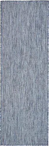 Vista 41 de Unique Loom Collection - Alfombra casual de transición sólida jaspeada para interiores y exteriores
