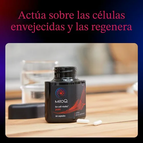 Vista 3 de MitoQ Pure Advanced Suplemento de Mitocondrias Superior Biodisponibilidad a CoQ10 Reduce los Daños de Radicales Libres para un Envejecimiento