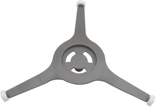 Vista 3 de Anillo giratorio de triple brazo para microondas, anillo giratorio, bandeja de soporte para placa de vidrio de 10.6 pulgadas para horno