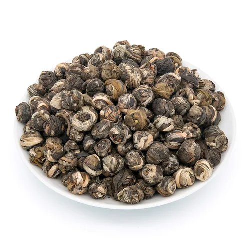 Vista 7 de Oriarm Bi Tan Piao Xue - Té verde jazmín hojas sueltas – Hojas de té verde chino con flores de jazmín – Yuqian 3er grado – 3.53 onzas (3.53 onzas)
