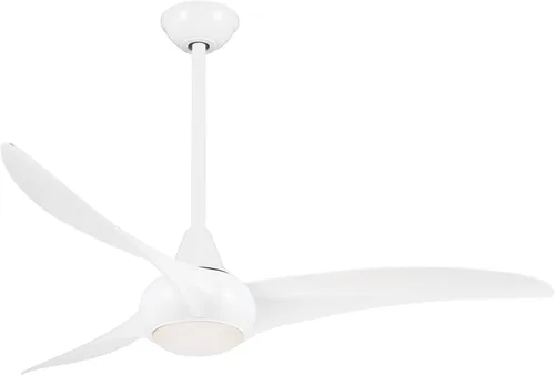 Vista 8 de Minka Aire F844-CL Ventilador de techo Light Wave LED de 52 pulgadas con luz y control remoto, carbón