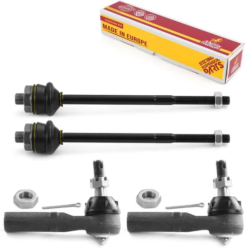 Vista 138 de Metrix Premium Chassis Parts - Kit de 4 piezas de extremos de barra de acoplamiento frontal exterior e interior compatible con Nissan Pathfinder