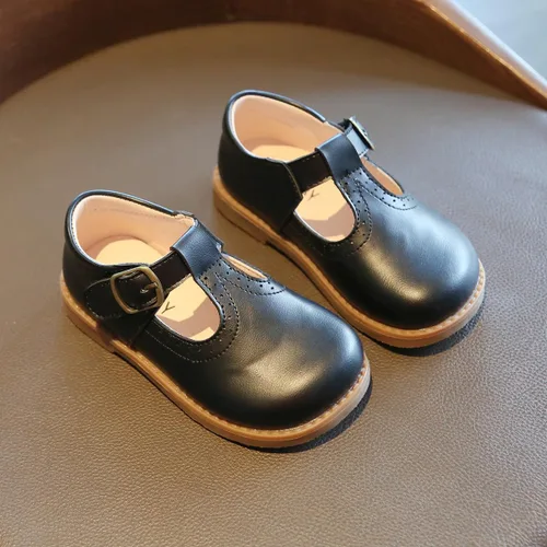 Vista 7 de Peyarlie Zapatos de vestir para niña pequeña, zapatos planos de bailarina, zapatos de fiesta, escuela, con lazo, zapatos de princesa para boda