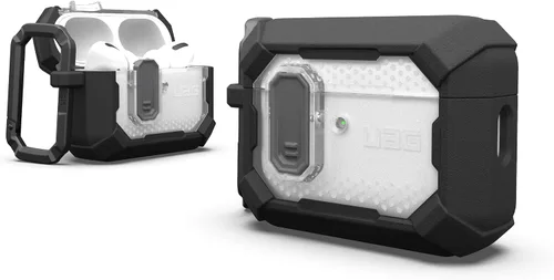 Vista 12 de UAG Scout - Funda para AirPods Pro 3 Gen 2025, con mosquetón, color negro Protección resistente, prueba de caídas de grado militar, cierre seguro