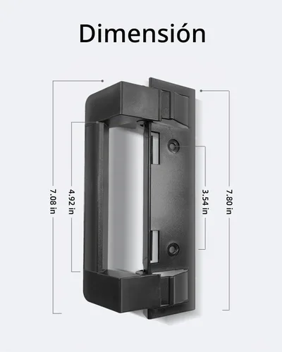 Vista 5 de 2025 actualizado 3316882900 Soporte para manija de puerta de refrigerador RV compatible con Dometic 3316882.900 S, mango Std Dr Combo-6/8 Amii