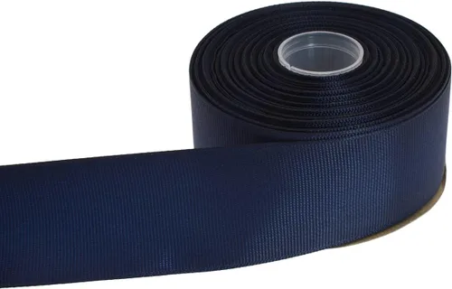 Vista 56 de Cinta de grogrén sólido de 25 yardas cada rollo, borde tejido 100% poliéster (1 pulgada, beige)