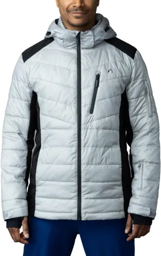 Vista 25 de Apricoat EcoDown Jacket - Chaqueta acolchada con capucha ligera y resistente al agua - Abrigo de invierno resistente al viento con aislamiento