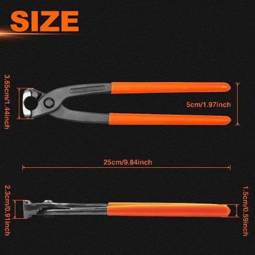 Vista 11 de SPEEDWOX - Pinza para manguera de oreja de 10 pulgadas, mordaza estándar Cinch Clamp Removal Tool, Ear Clamp Pincers, Crimping Tool Crimper Tool
