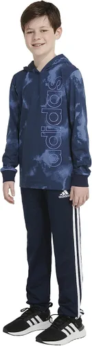 Vista 5 de adidas Boys' Long Sleeve Hooded Printed Tee