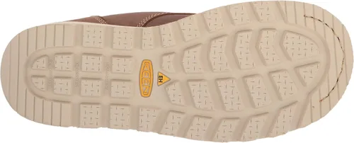 Vista 4 de KEEN Utility Cincinnati - Botas de trabajo para mujer (8.0in), diseño de cuña, marrón, 11