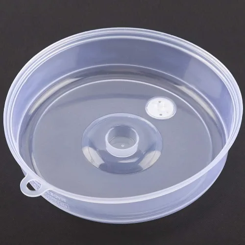 Vista 4 de Cubierta lavable para placa de microondas, tapa de placa de microondas, silicona para accesorios de horno de microondas, tapas de utensilios