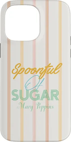 Vista 21 de Funda para iPhone 13 Pro Max Disney Classic Mary Poppins Spoonful of Sugar Striped Case