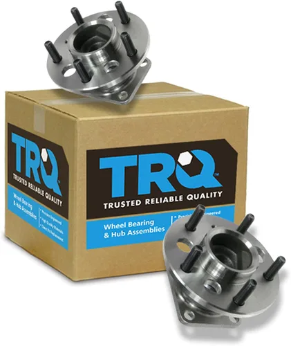 Vista 161 de TRQ Juego de 2 rodamientos de rueda delantera y conjunto de cubo compatible con Tesla 3 2020 Y 2018-2019 para Tesla 3 2020 Tesla Y AWD 2018-2019