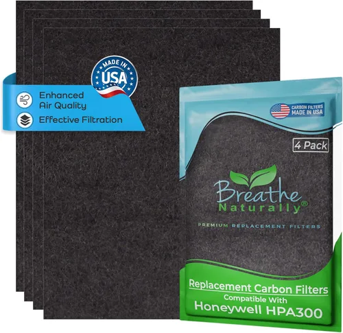 Vista 11 de Breathe Naturally Filtros de aire de repuesto "R" compatibles con el purificador de aire Honeywell serie HPA300, HPA200 y HPA100 – Filtro HEPA True