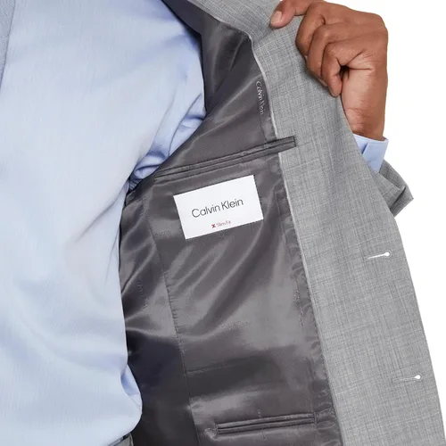 Vista 4 de Calvin Klein Traje formal elegante y cómodo de lana de alto rendimiento para hombre