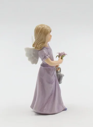Vista 5 de Cosmos Gifts Ángel en lavanda vestido figura púrpura