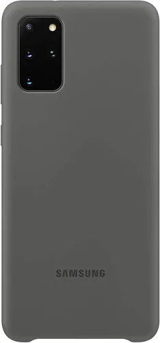 Vista 4 de Samsung Funda para Galaxy S20+ Plus, cubierta trasera de silicona, color negro (versión de EE. UU. con garantía) (EF-PG985TBEGUS)