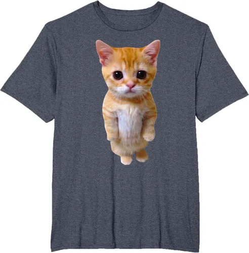 Vista 60 de El Gato Meme Sad Crying Cat Munchkin Kitty Meme Camiseta de moda Small Negro
