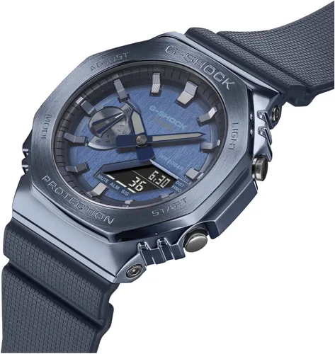Vista 4 de Casio Reloj de cuarzo analógico digital para mujer con correa de plástico GM-2100N-2AER azul GM-2100N-2AER Azul GM-2100N-2AER
