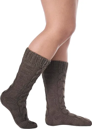 Vista 3 de Lucky 100% Baby Alpaca Socks for Men & Women, Unisex Handmade Cozy Winter Warm Gear, Breathable Soft Comfy Foot Clothing