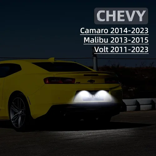 Vista 7 de Luces LED de matrícula para Chevy Camaro 2014-2023, Malibu 2013-2015, Volt 2011-2023