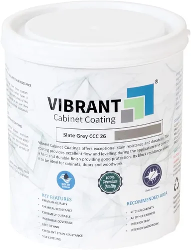 Vista 6 de Vibrant Pintura para gabinetes (cuarto de galón) – Pintura para gabinetes de cocina – Pintura duradera y duradera para gabinetes – Pintura